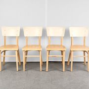 Set of 4 Dining Chairs, by TON, 1960s, Czechoslovakia