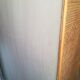Armoire en rotin, cannage et velours