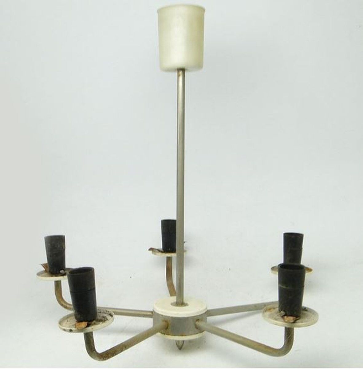 Chandelier du milieu du siècle, Pologne, années 1970