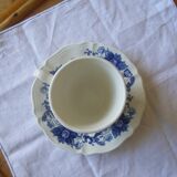 Tasse à café et soucoupe Sarreguemines BP