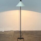 Modern minimalist Danish floor lamp from the mid-century, 1960s.