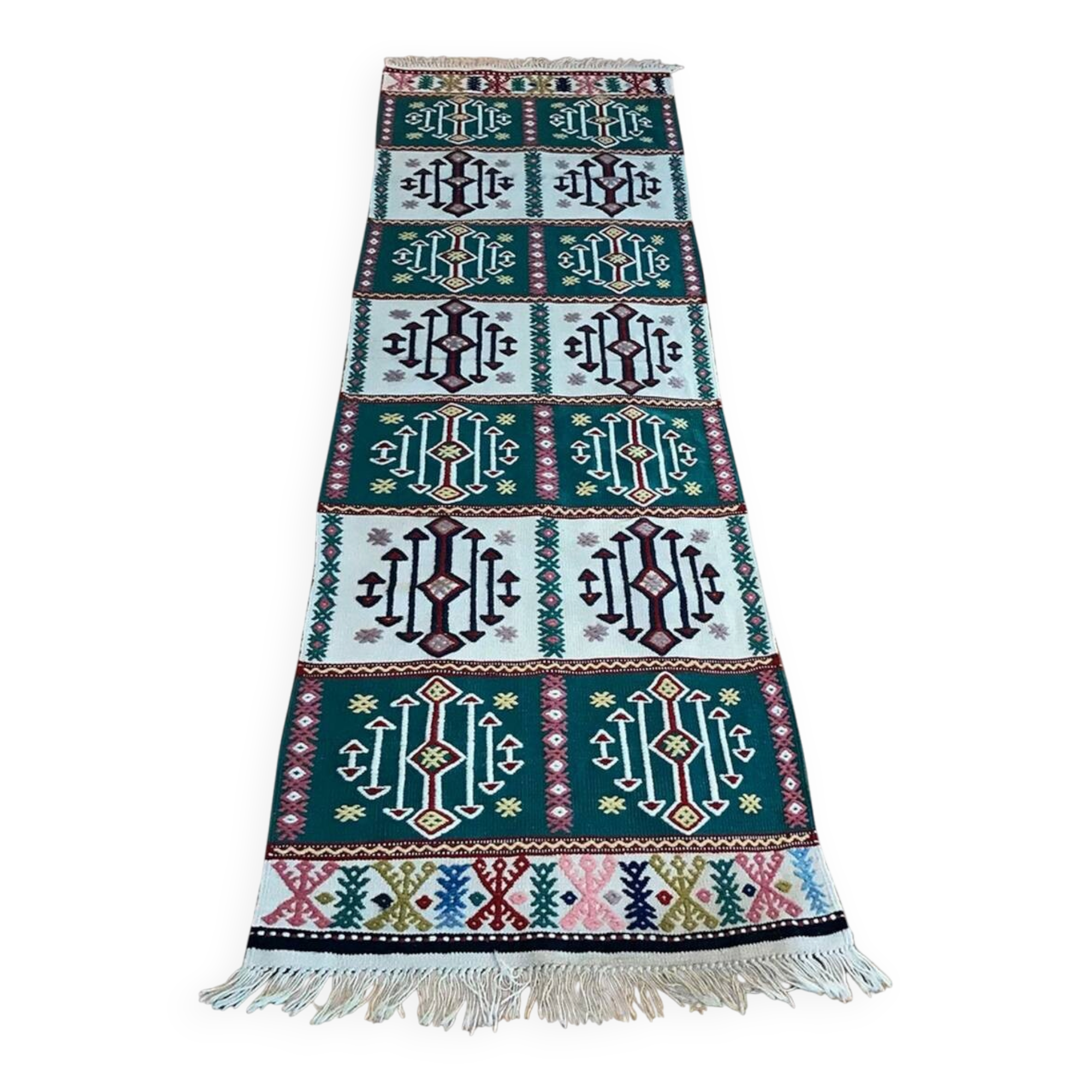 Traditional Design Handmade Kilim Runner Rug