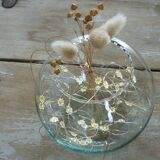 Vase boule en verre soufflé