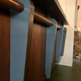 1950s oak and Formica bar