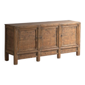 Buffet ancien à trois portes en bois de pin – Chine, vers 1900