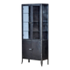 polished iron medical cabinet, 1950’s