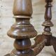 Antique walnut sewing table (19th century) Biedermeier side table