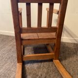 Fauteuil à bascule enfant en bois massif