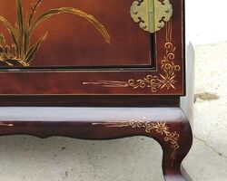 2-door sideboard, painting flowers and birds