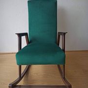 Fauteuil à bascule vintage des années 50.