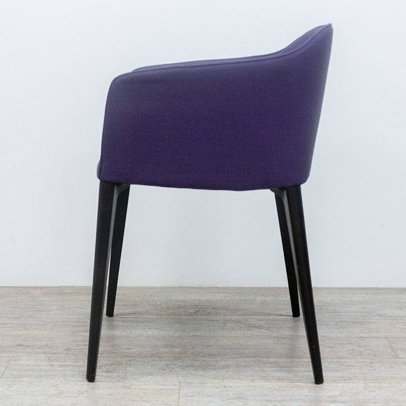Pedrali brand Laja chair in purple fabric