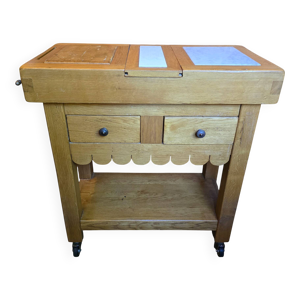 Ancien meuble de boucher