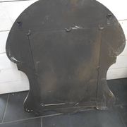 Miroir œil de boeuf en bois patiné
