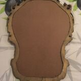 Miroir doré de style Louis XVI 95 x 65cm