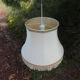 Vintage fringed suspension chandelier