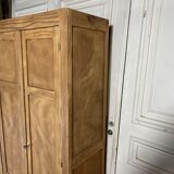Parisian wardrobe in raw wood
