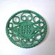 Woven ceramic basket