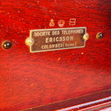 Ericsson antique telephone in wood and bakelite
