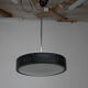 Mid-century black and white chandelier, 1960