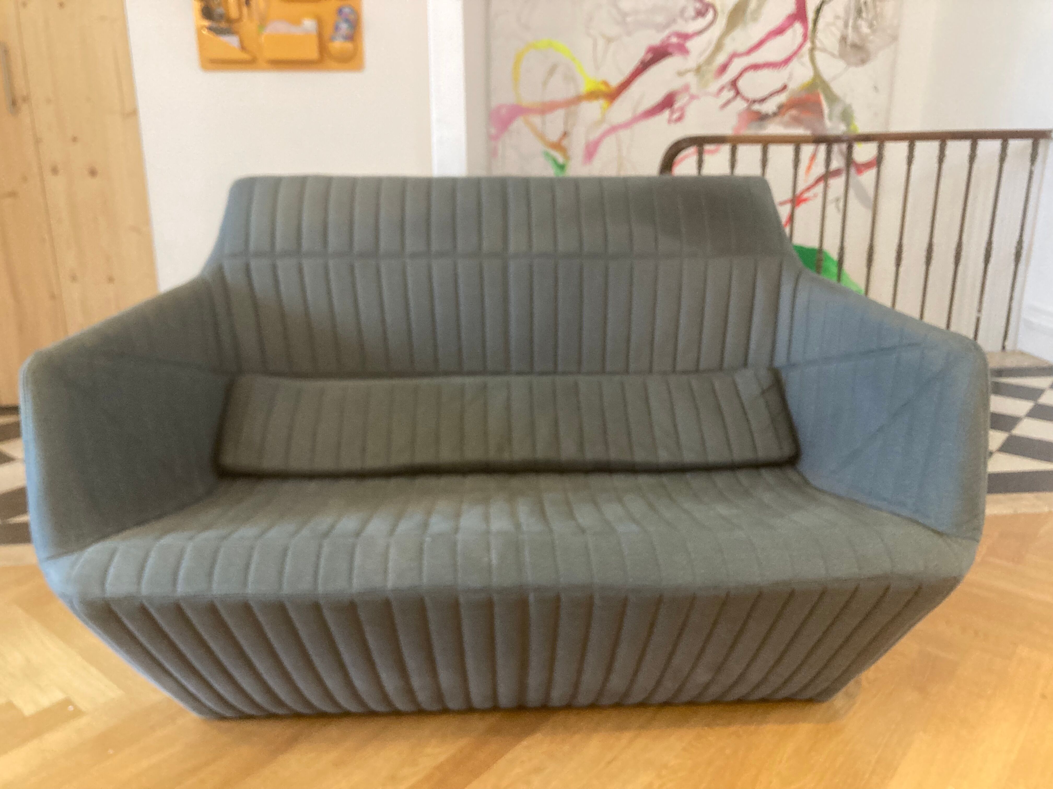 Sofa + Ottoman Facett by the Bouroullec brothers for Ligne Roset