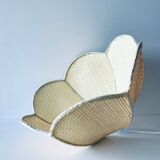 Bohemian suspension flower shape in raffia