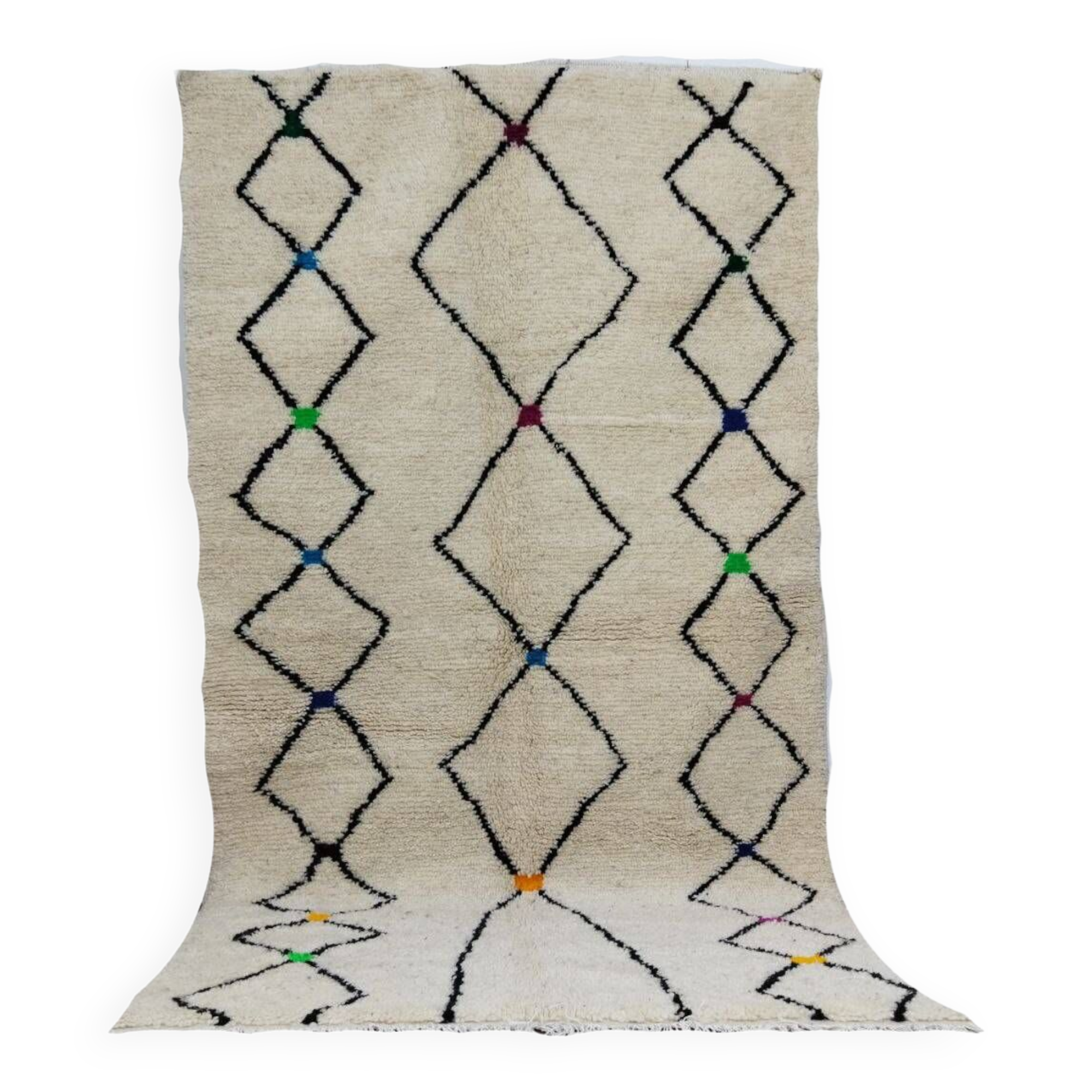 Handcrafted Moroccan Berber Rug 250 X 132 CM
