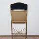 Set of 4 opera theater folding chairs from the 70s two-tone velvet brass
