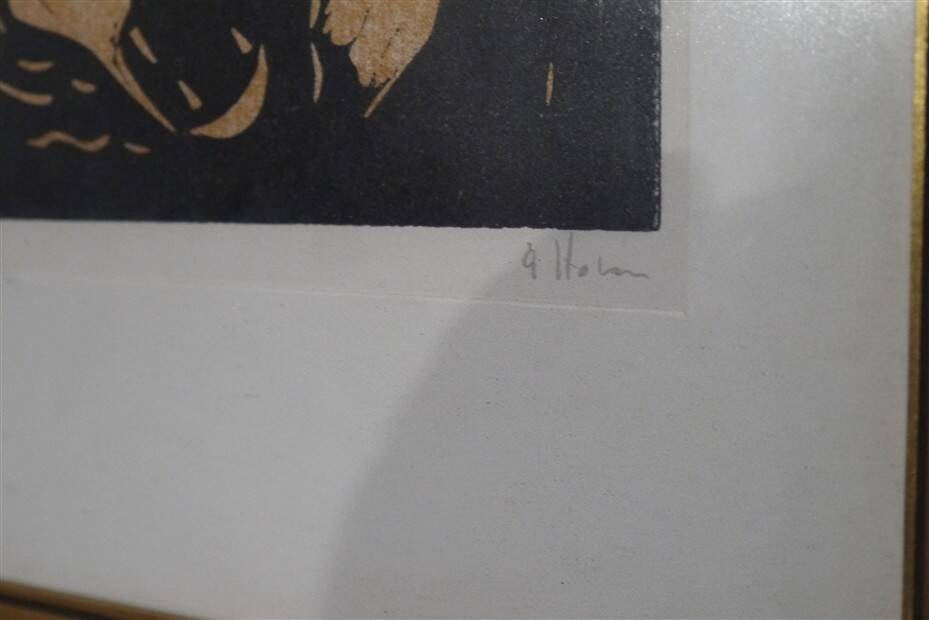 Swedish lithography by Ake Holm