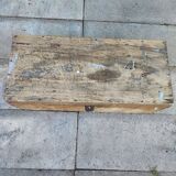 Trunk chest in raw wood