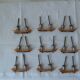 Set of vintage furniture handles