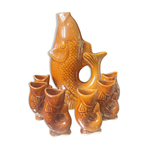 Carafe et verres ''Poisson'' - urss