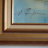 Huile sur toile d'Alan Simpson