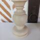 Pair of off-white patinated lamp bases
