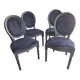 Louis XVI style medallion chairs