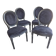 Louis XVI style medallion chairs