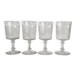 4 verres à eau / vin