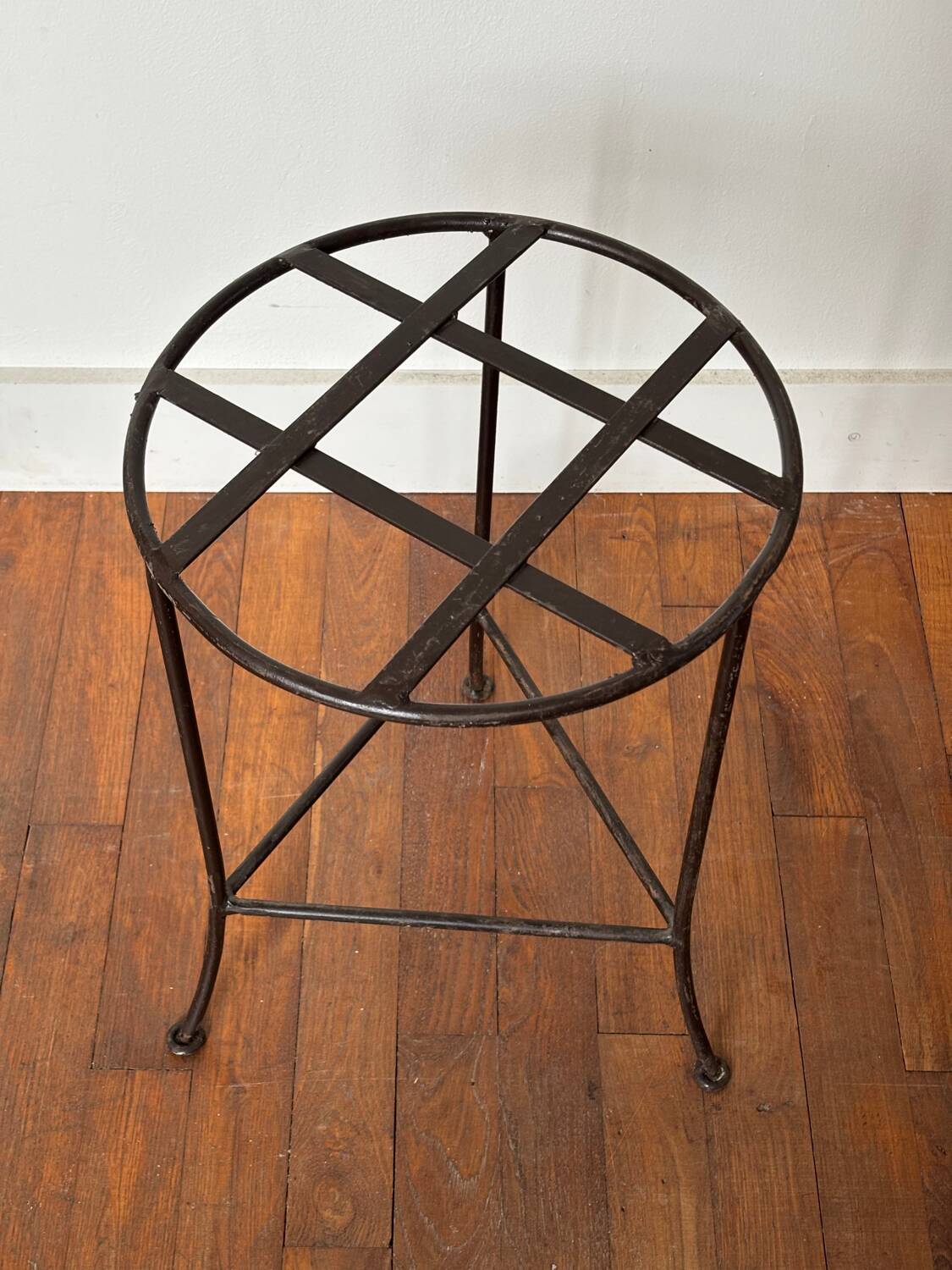 Wrought iron stool