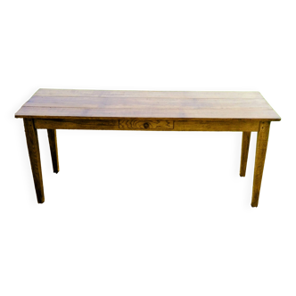Farm table in sold oak