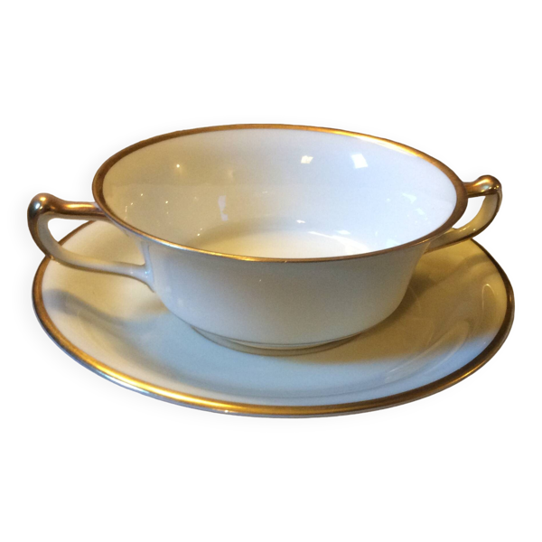 Tasse à bouillon kpm royal ivory