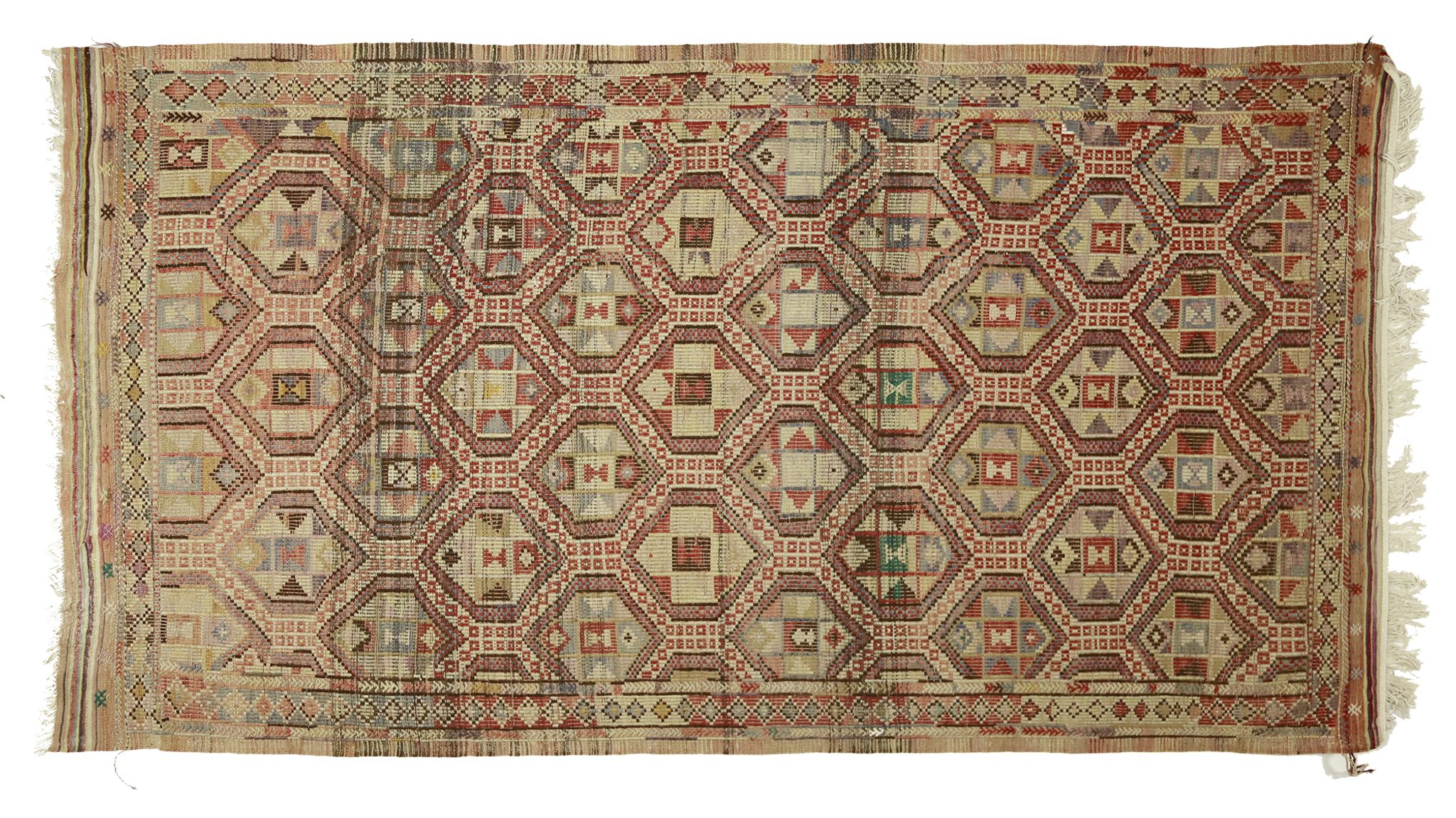 Anatolian handmade kilim rug 300 cm x 160 cm