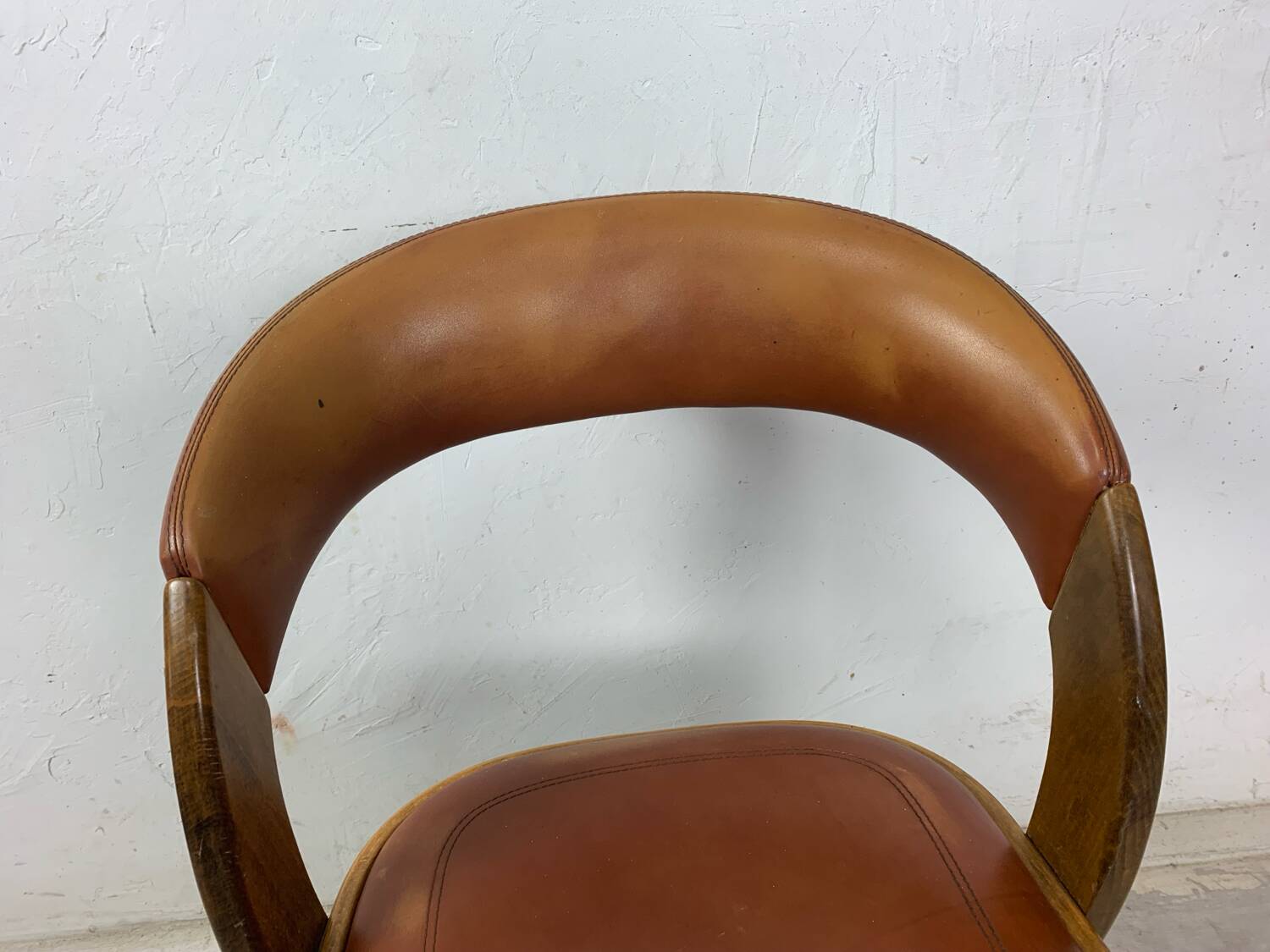 Pair of Baumann gondola chairs