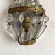 Wall light with pendants and brass hot air balloon