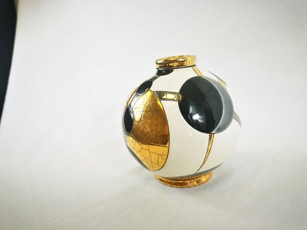 Vase Boule Longwy Modèle Moon Par Clotilde D