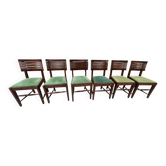 Set of 6 Gaston Poisson chairs