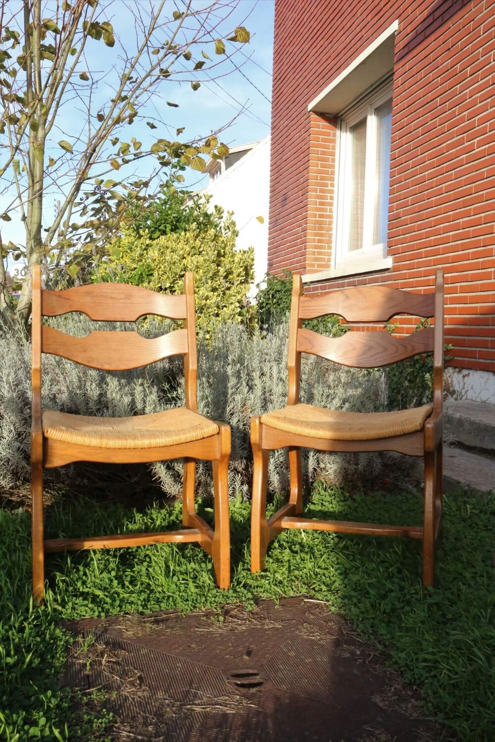 Set of 2 Guillerme and Chambon chairs