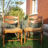 Set of 2 Guillerme and Chambon chairs