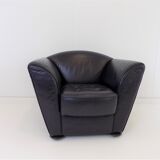 Fauteuil en cuir Cor Zelda par Peter Maly