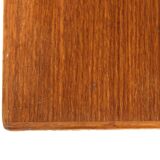 Teak “portfolio” dining room table, Farstrup, Denmark, 1960s