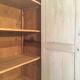 White patinated wardrobe