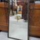 Miroir art deco 1930 en fer forge glace biseautee